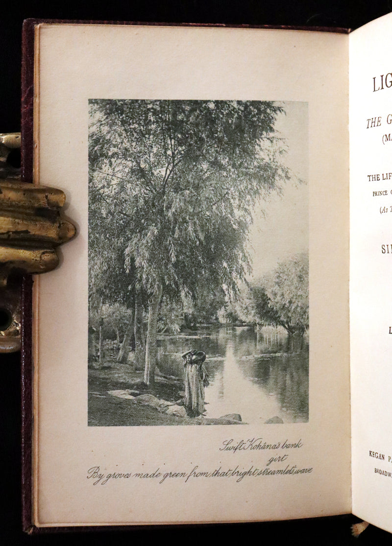 1923 Rare Edition - THE LIGHT OF ASIA or The Great Renunciation. Being The Life and Teaching of Gautama Prince of India and Funder of Buddhism.
