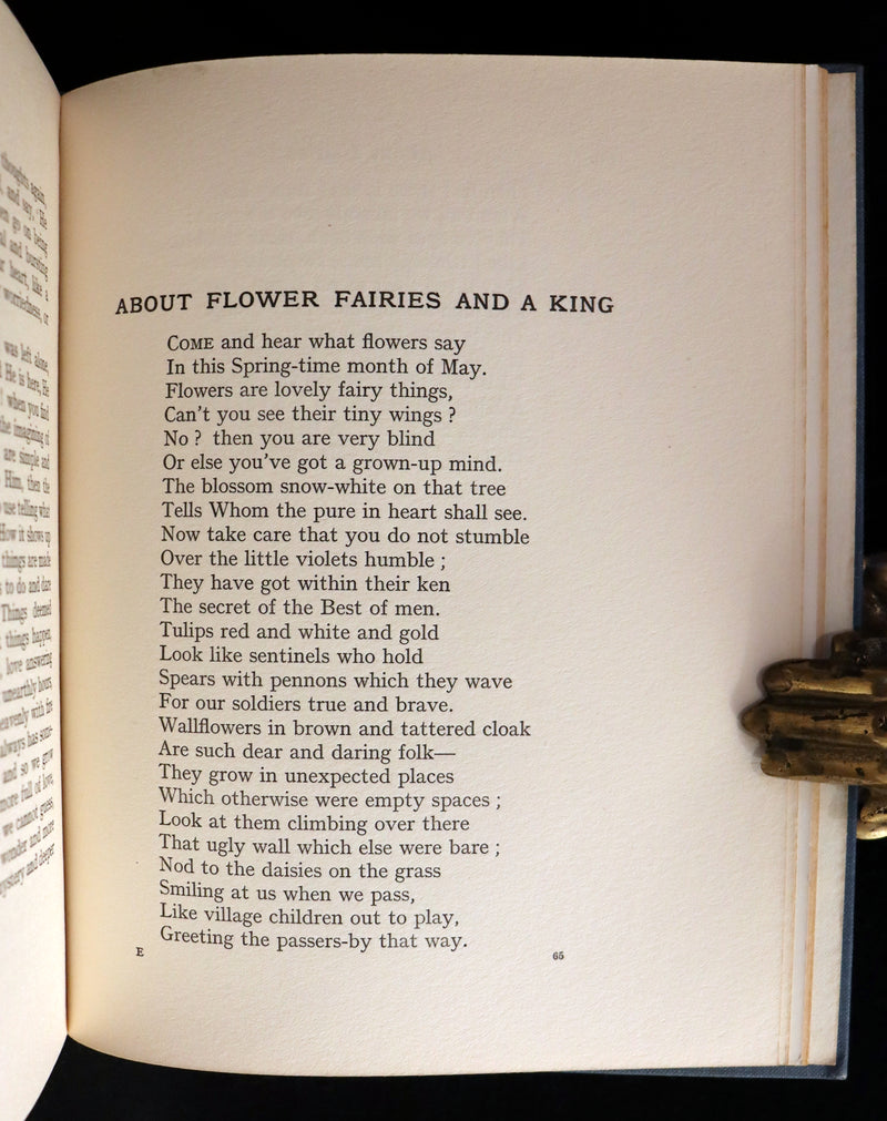 1929 Scarce First Edition - ABOUT FAIRIES and other important people by Daisy Sewell.