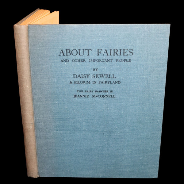 1929 Scarce First Edition - ABOUT FAIRIES and other important people by Daisy Sewell.