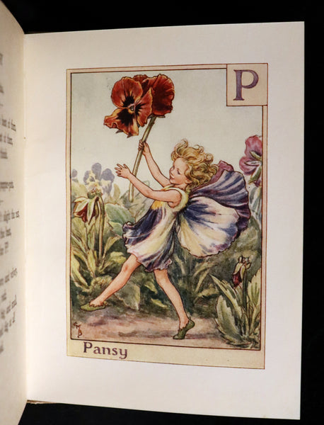 1934 Rare First Edition - Cicely Mary Barker - A FLOWER FAIRY ALPHABET.