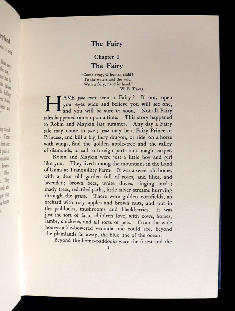 1925 Rare Book - The Little Green Road to Fairyland by Ida Rentoul Outhwaite illustrated.