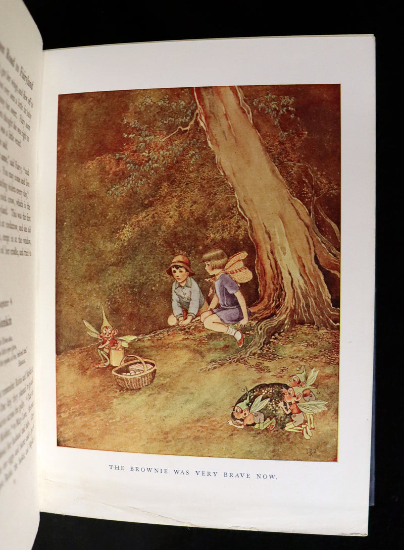1925 Rare Book - The Little Green Road to Fairyland by Ida Rentoul Outhwaite illustrated.