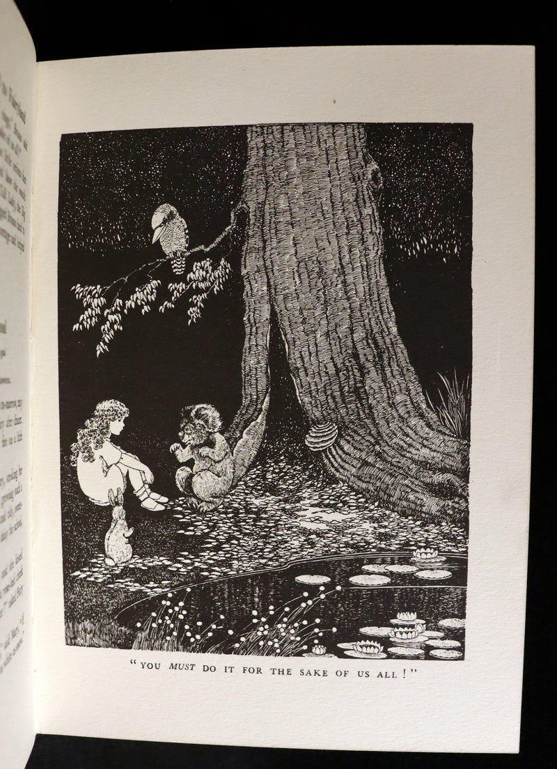 1925 Rare Book - The Little Green Road to Fairyland by Ida Rentoul Outhwaite illustrated.