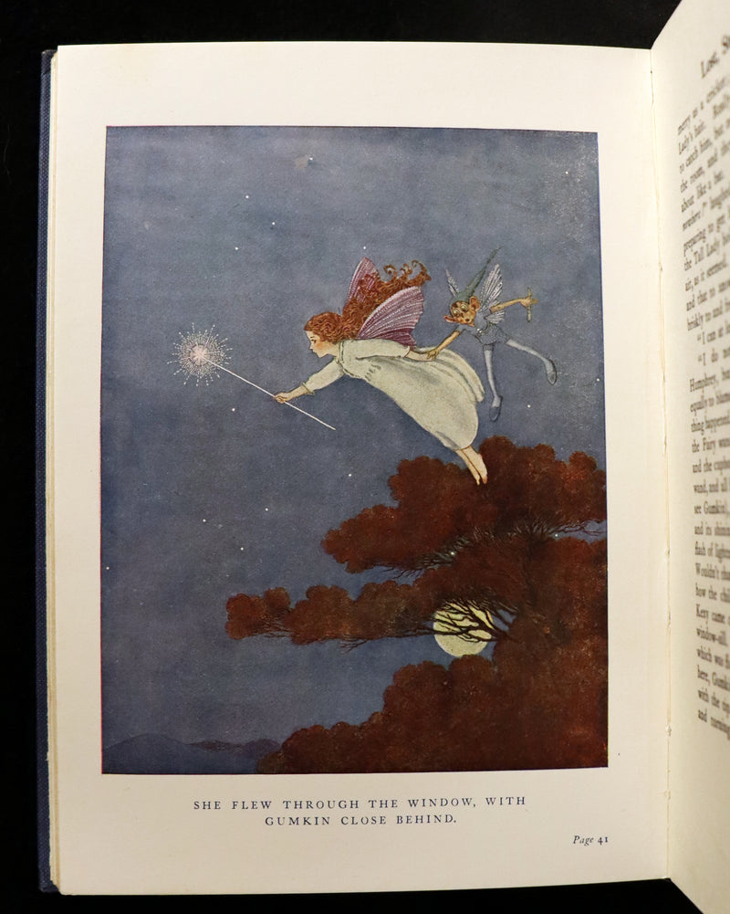 1925 Rare Book - The Little Green Road to Fairyland by Ida Rentoul Outhwaite illustrated.