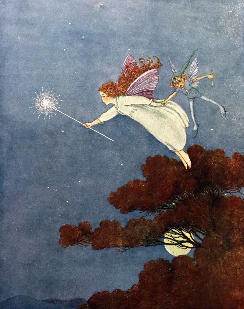 1925 Rare Book - The Little Green Road to Fairyland by Ida Rentoul Outhwaite illustrated.