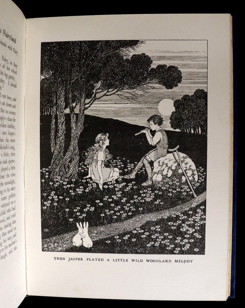 1925 Rare Book - The Little Green Road to Fairyland by Ida Rentoul Outhwaite illustrated.