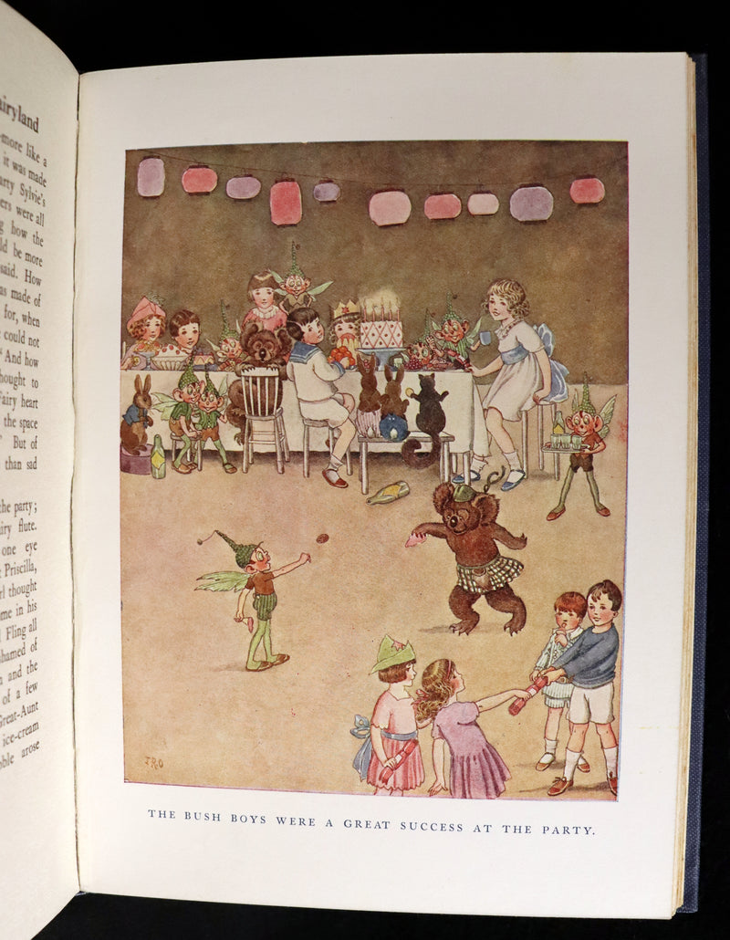 1925 Rare Book - The Little Green Road to Fairyland by Ida Rentoul Outhwaite illustrated.