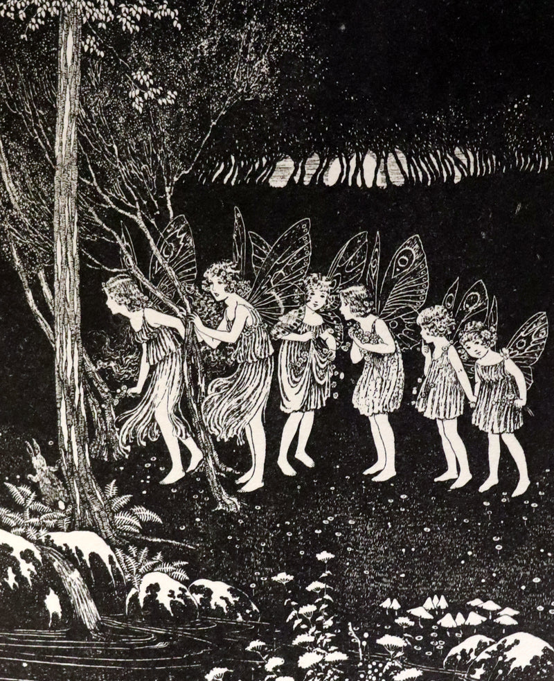 1925 Rare Book - The Little Green Road to Fairyland by Ida Rentoul Outhwaite illustrated.