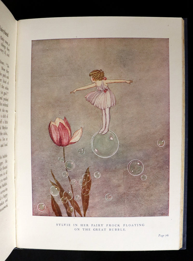 1925 Rare Book - The Little Green Road to Fairyland by Ida Rentoul Outhwaite illustrated.