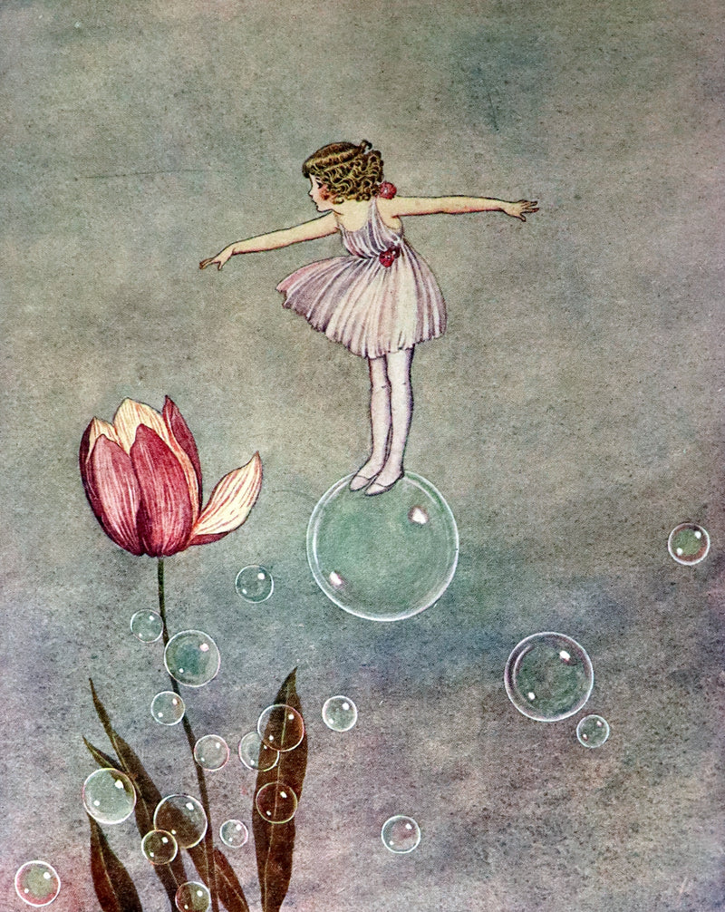1925 Rare Book - The Little Green Road to Fairyland by Ida Rentoul Outhwaite illustrated.