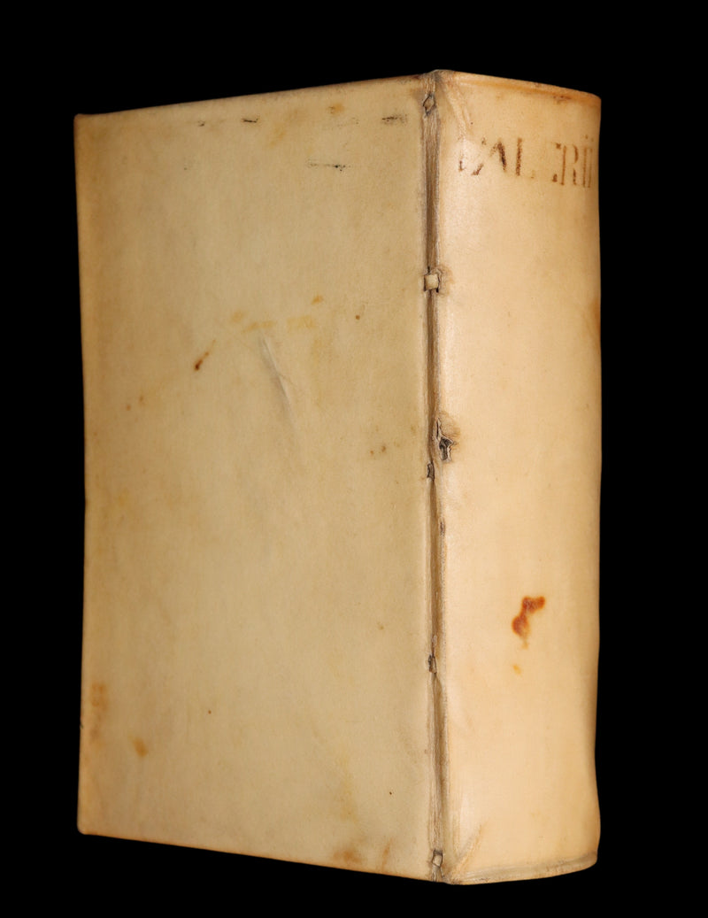 1681 Rare Latin Vellum Book - Valerius Maximus' Stories of Roman life. Dictorum, factorumque memorabilium libri IX.
