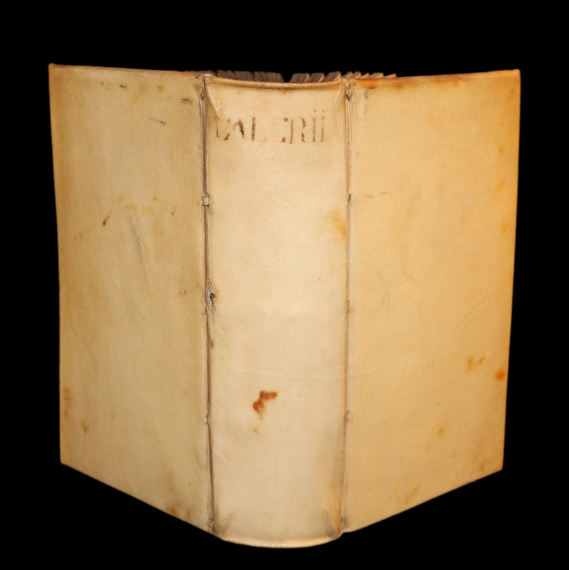 1681 Rare Latin Vellum Book - Valerius Maximus' Stories of Roman life. Dictorum, factorumque memorabilium libri IX.