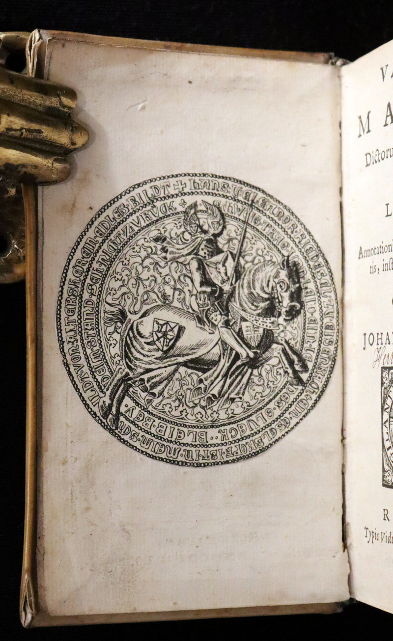 1681 Rare Latin Vellum Book - Valerius Maximus' Stories of Roman life. Dictorum, factorumque memorabilium libri IX.