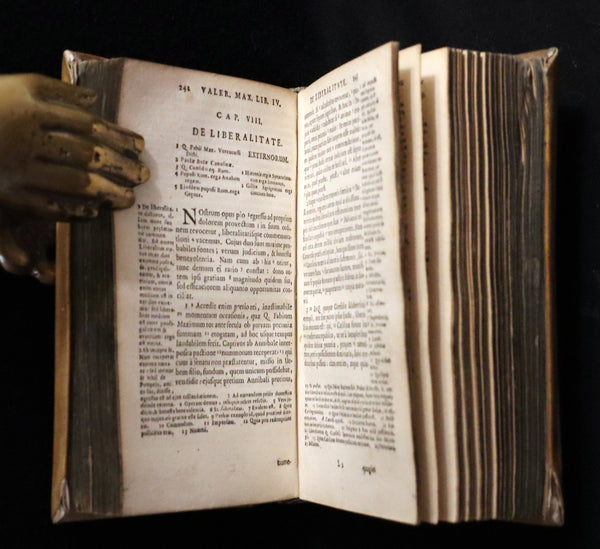 1681 Rare Latin Vellum Book - Valerius Maximus' Stories of Roman life. Dictorum, factorumque memorabilium libri IX.