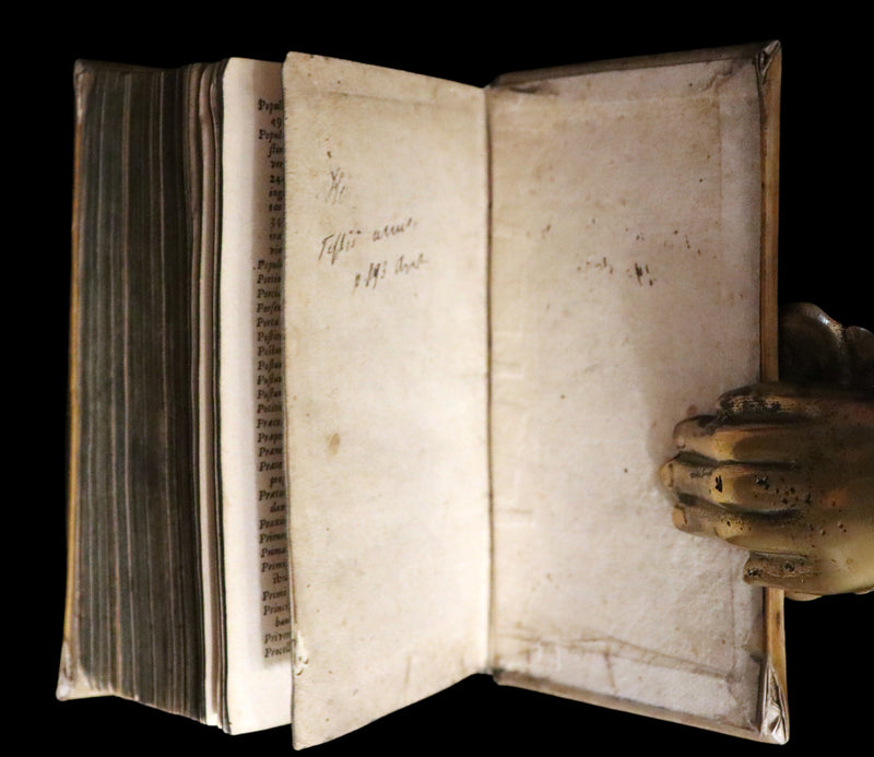 1681 Rare Latin Vellum Book - Valerius Maximus' Stories of Roman life. Dictorum, factorumque memorabilium libri IX.