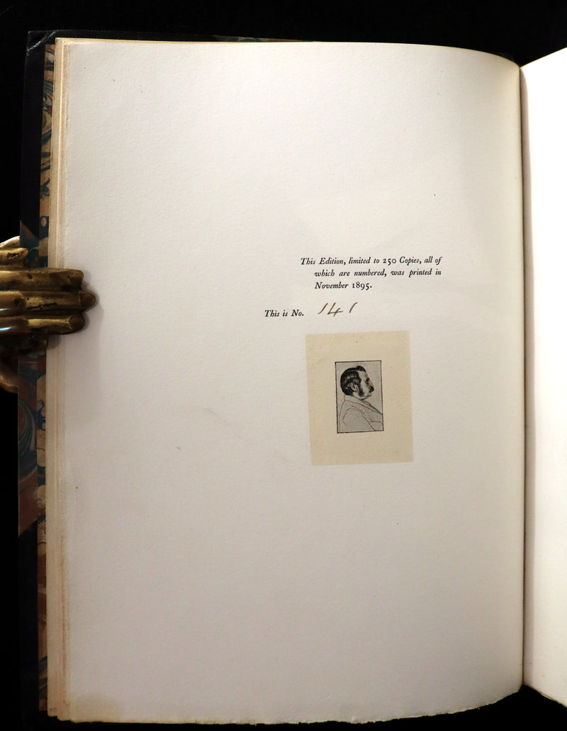 1895 Scarce 1stED in COLOR Bound by Zaehnsdorf - The Story of Rosina by Austin Dobson illustrated by Hugh Thomson.