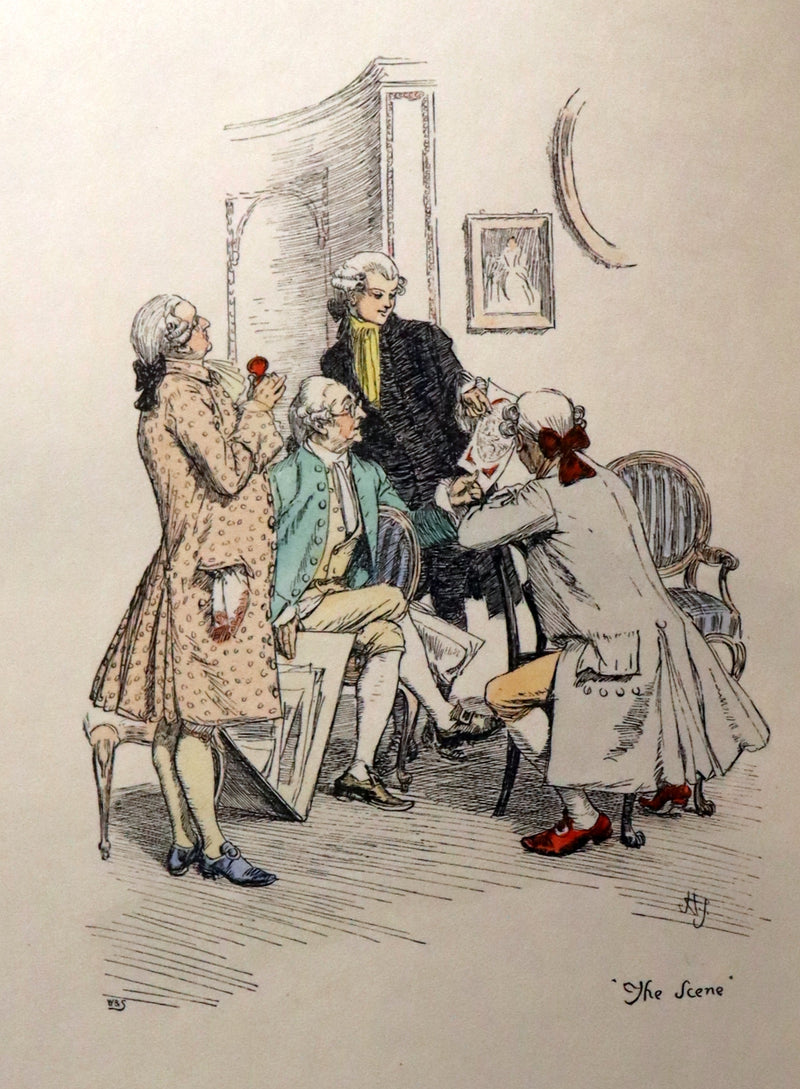 1895 Scarce 1stED in COLOR Bound by Zaehnsdorf - The Story of Rosina by Austin Dobson illustrated by Hugh Thomson.