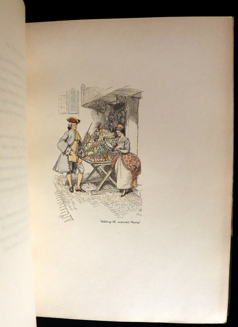 1895 Scarce 1stED in COLOR Bound by Zaehnsdorf - The Story of Rosina by Austin Dobson illustrated by Hugh Thomson.