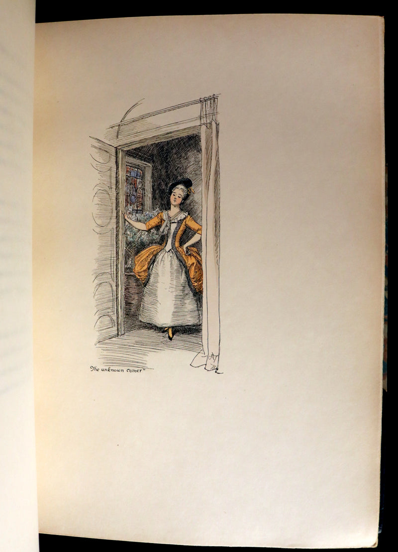 1895 Scarce 1stED in COLOR Bound by Zaehnsdorf - The Story of Rosina by Austin Dobson illustrated by Hugh Thomson.