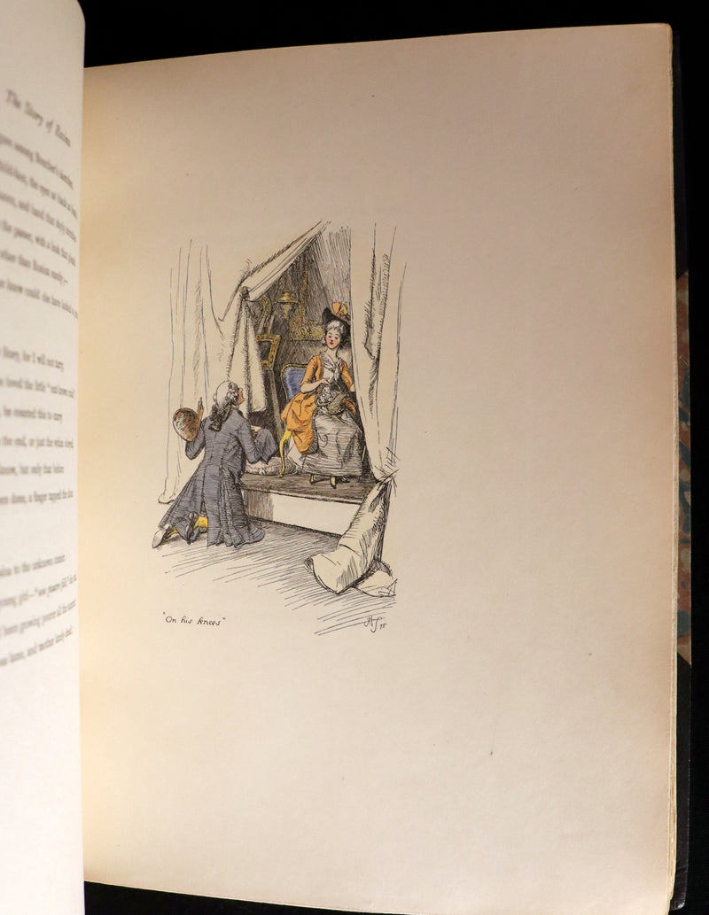 1895 Scarce 1stED in COLOR Bound by Zaehnsdorf - The Story of Rosina by Austin Dobson illustrated by Hugh Thomson.