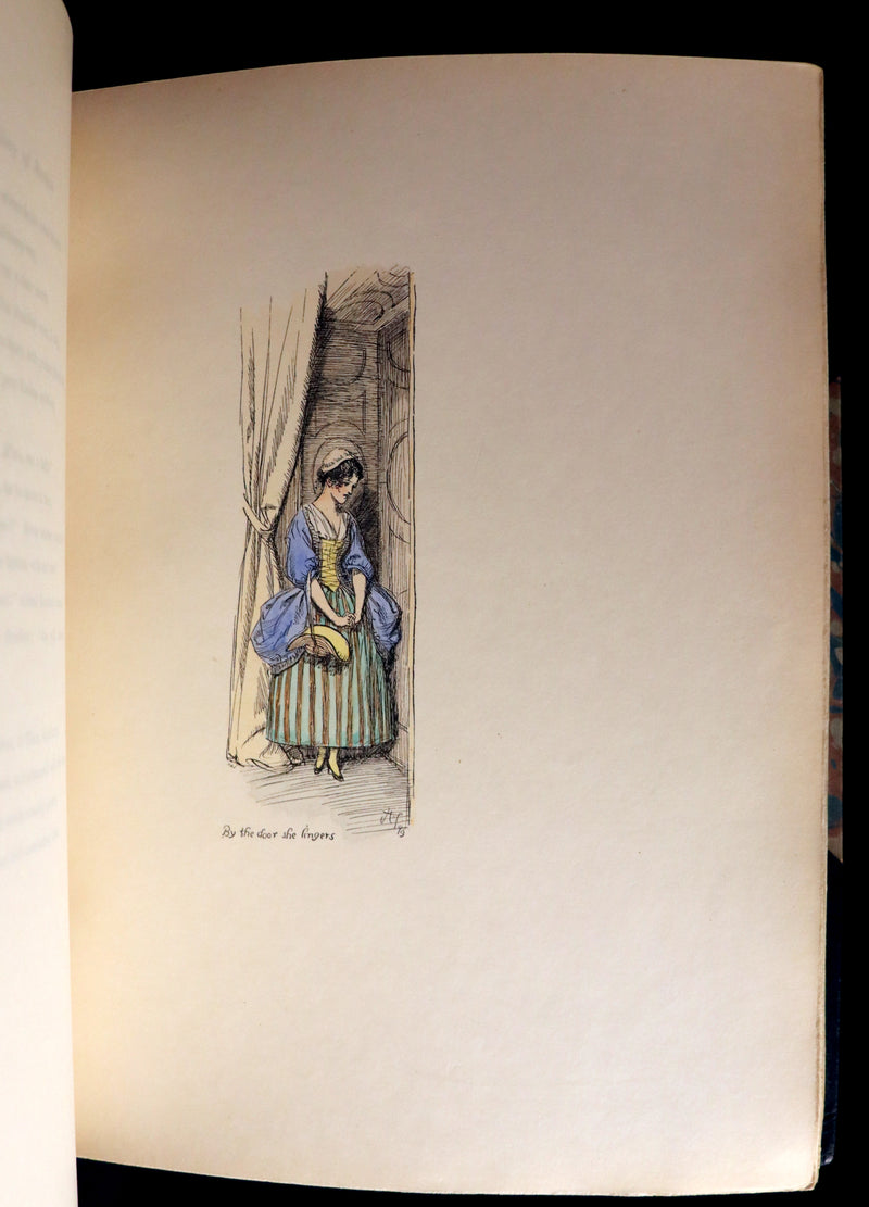 1895 Scarce 1stED in COLOR Bound by Zaehnsdorf - The Story of Rosina by Austin Dobson illustrated by Hugh Thomson.