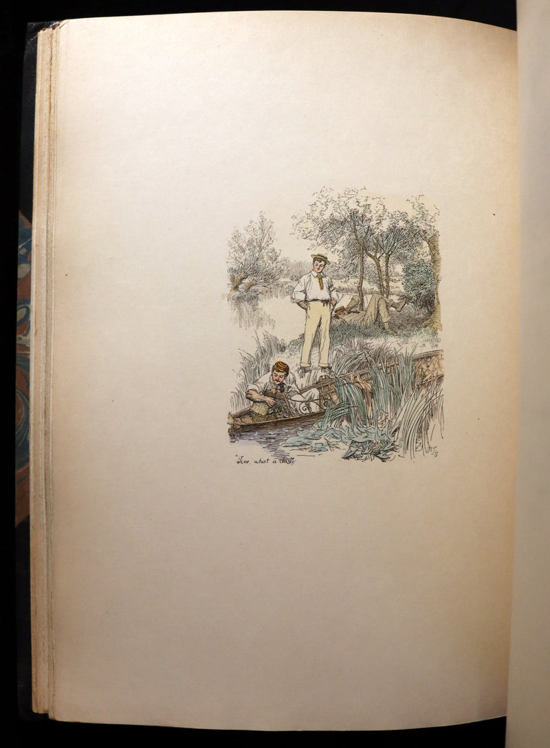 1895 Scarce 1stED in COLOR Bound by Zaehnsdorf - The Story of Rosina by Austin Dobson illustrated by Hugh Thomson.