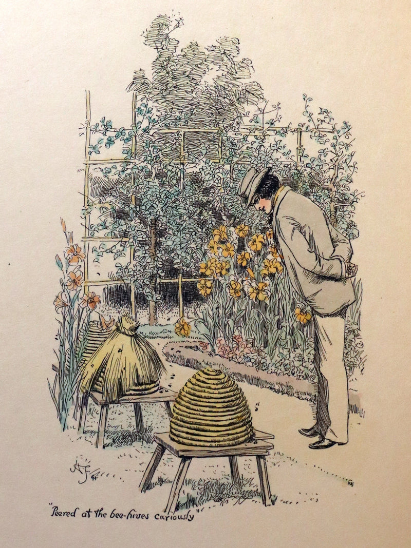 1895 Scarce 1stED in COLOR Bound by Zaehnsdorf - The Story of Rosina by Austin Dobson illustrated by Hugh Thomson.