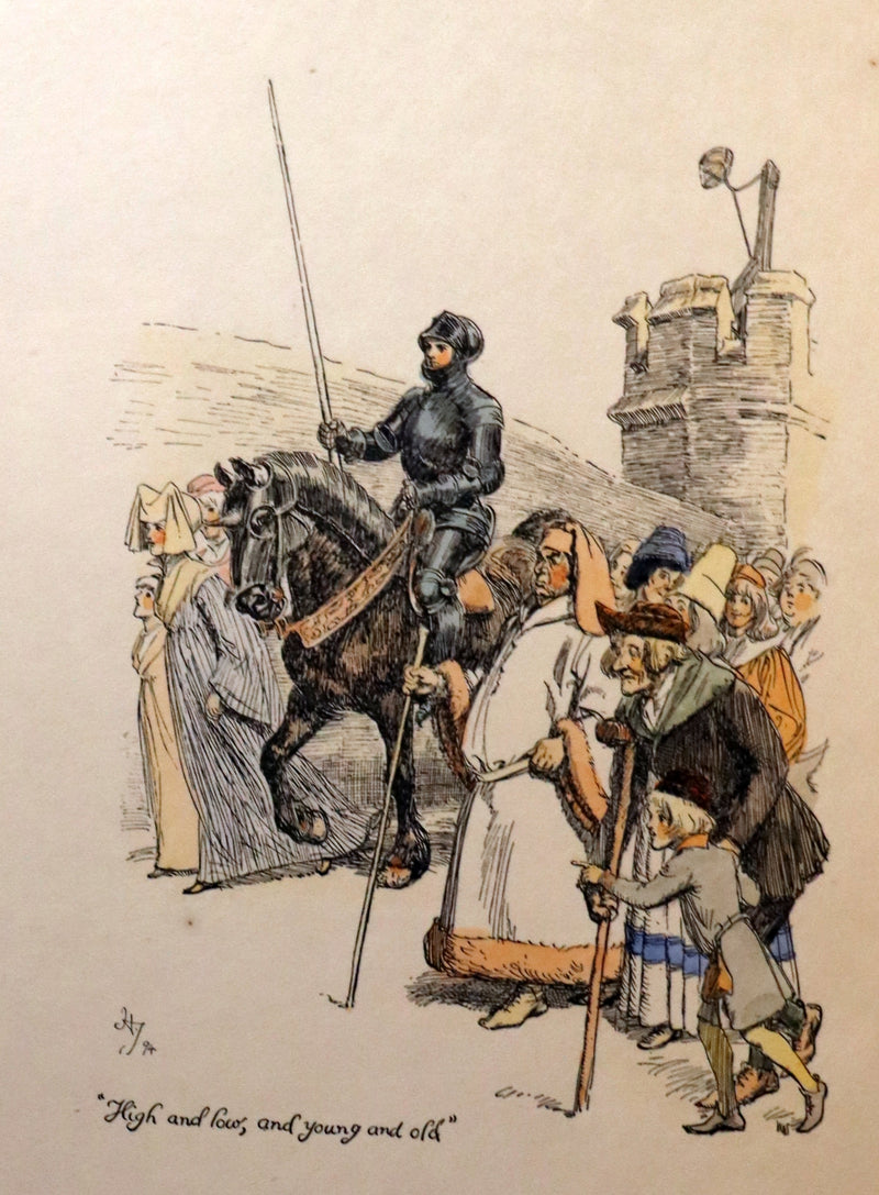 1895 Scarce 1stED in COLOR Bound by Zaehnsdorf - The Story of Rosina by Austin Dobson illustrated by Hugh Thomson.