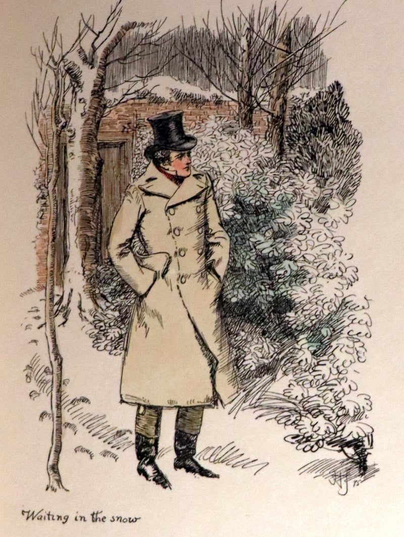 1895 Scarce 1stED in COLOR Bound by Zaehnsdorf - The Story of Rosina by Austin Dobson illustrated by Hugh Thomson.