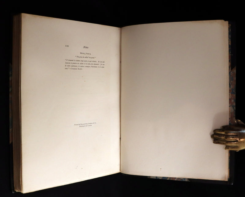 1895 Scarce 1stED in COLOR Bound by Zaehnsdorf - The Story of Rosina by Austin Dobson illustrated by Hugh Thomson.