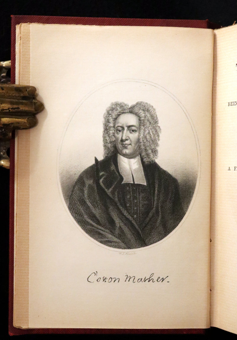 1862 Rare Book - SALEM WITCHCRAFT - Wonders of the Invisible World by Cotton Mather.