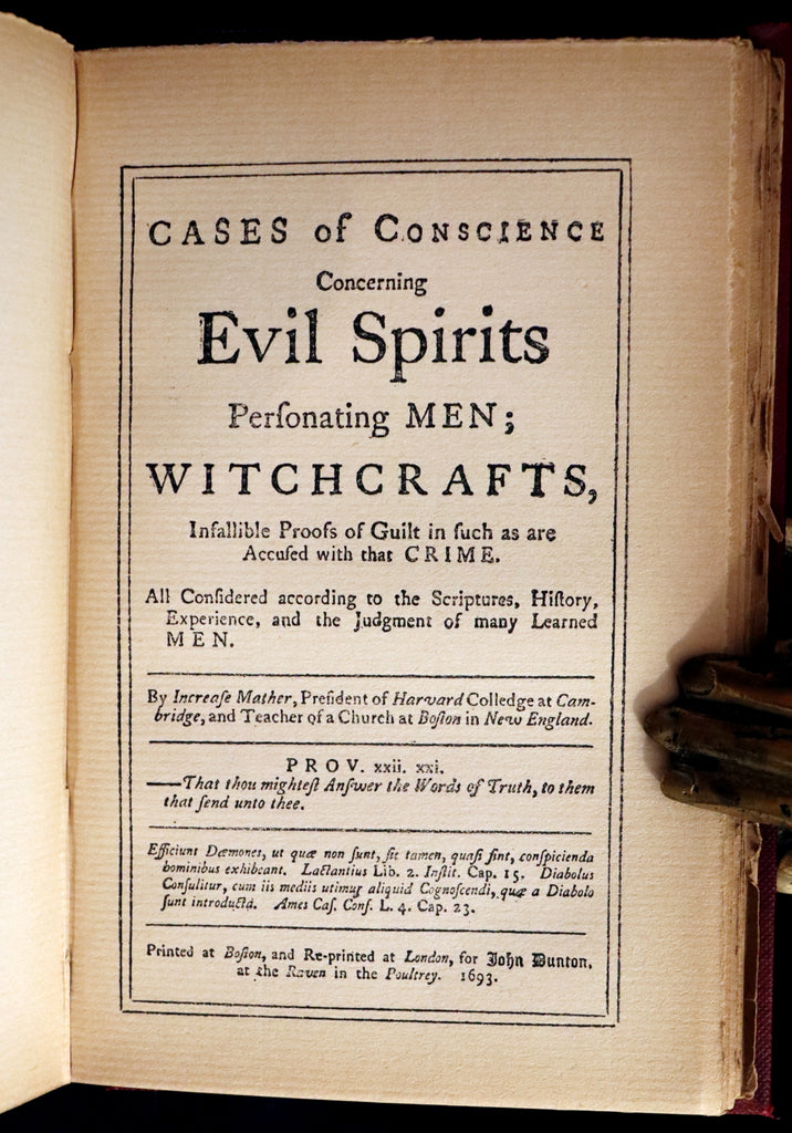 Cotton Mather's The Wonders of the Invisible World and witchcraft in  Salem - GRIN