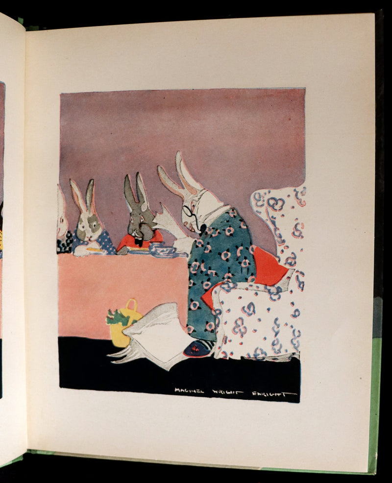1919 Rare First Edition - BILLY BUNNY'S FORTUNE by Elizabeth Gordon, Illustrated by Maginel Wright Enright.