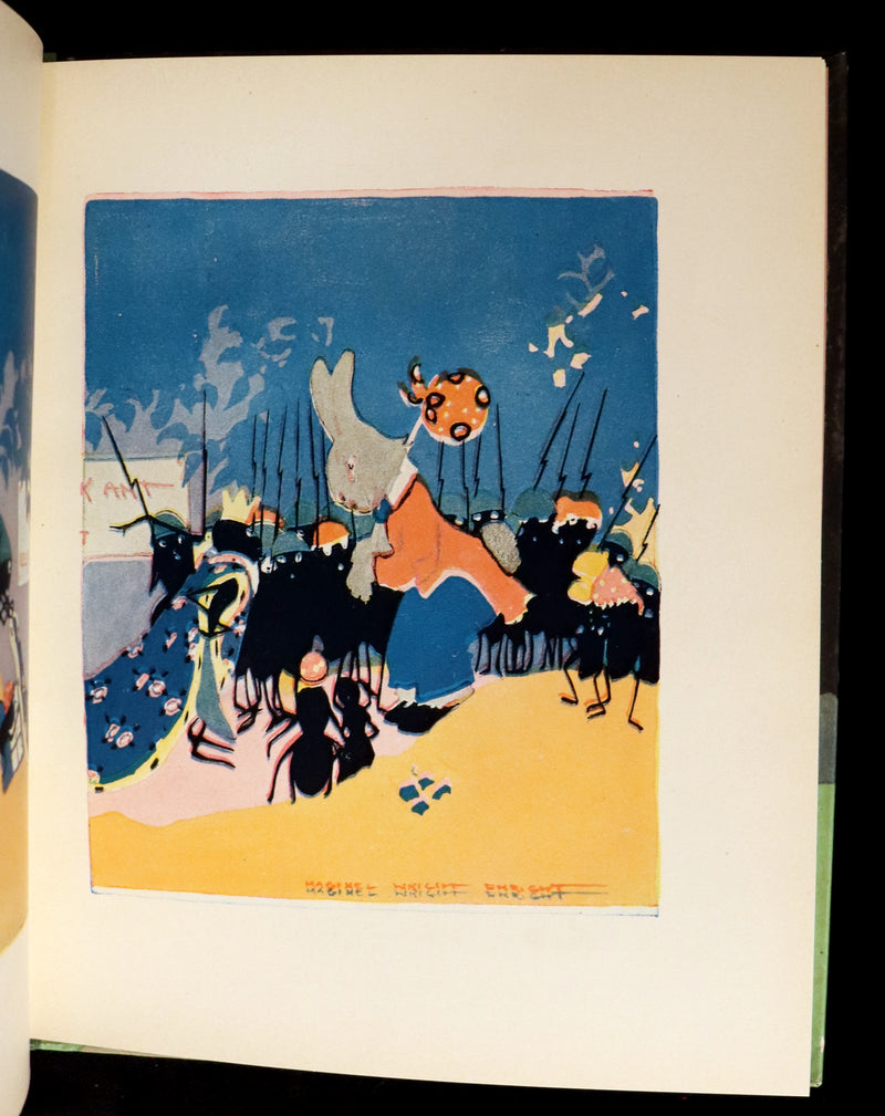 1919 Rare First Edition - BILLY BUNNY'S FORTUNE by Elizabeth Gordon, Illustrated by Maginel Wright Enright.