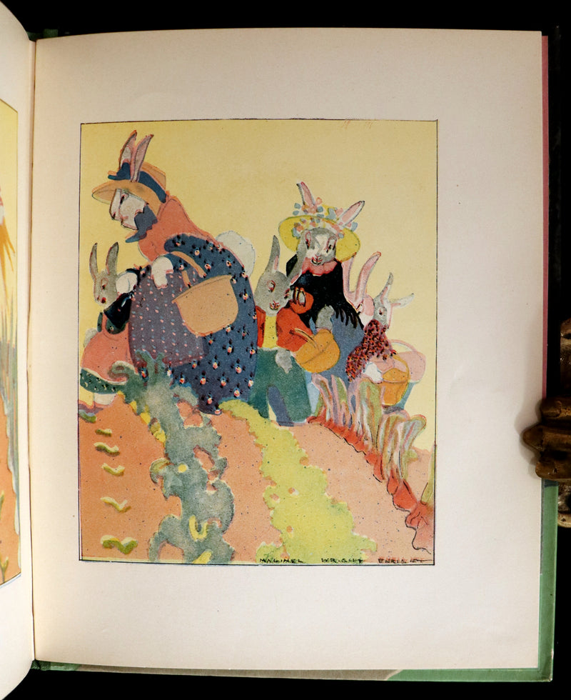 1919 Rare First Edition - BILLY BUNNY'S FORTUNE by Elizabeth Gordon, Illustrated by Maginel Wright Enright.