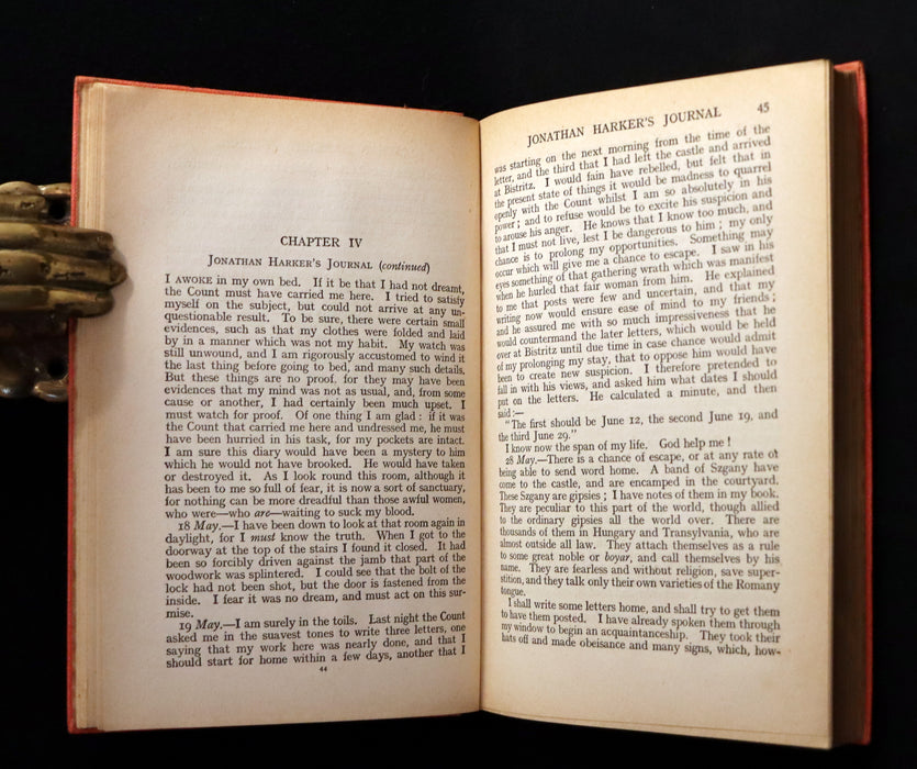 1913 Rare Edition - DRACULA by Bram Stoker. Gothic Vampire Story.