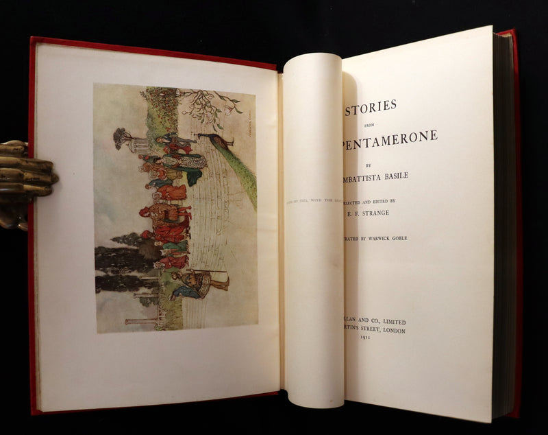 1911 Rare First Edition - STORIES from the PENTAMERONE Illustrated by Warwick GOBLE. Neapolitan Fairy Tale.