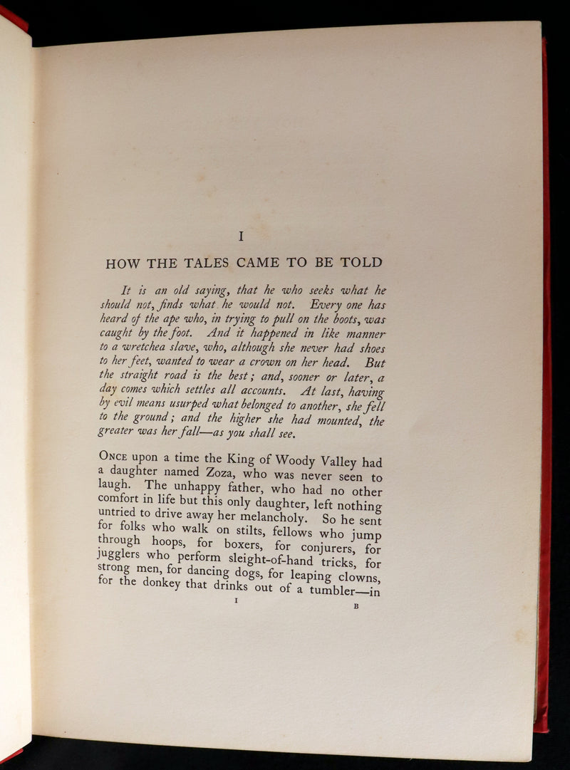 1911 Rare First Edition - STORIES from the PENTAMERONE Illustrated by Warwick GOBLE. Neapolitan Fairy Tale.
