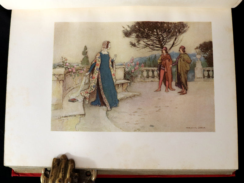 1911 Rare First Edition - STORIES from the PENTAMERONE Illustrated by Warwick GOBLE. Neapolitan Fairy Tale.
