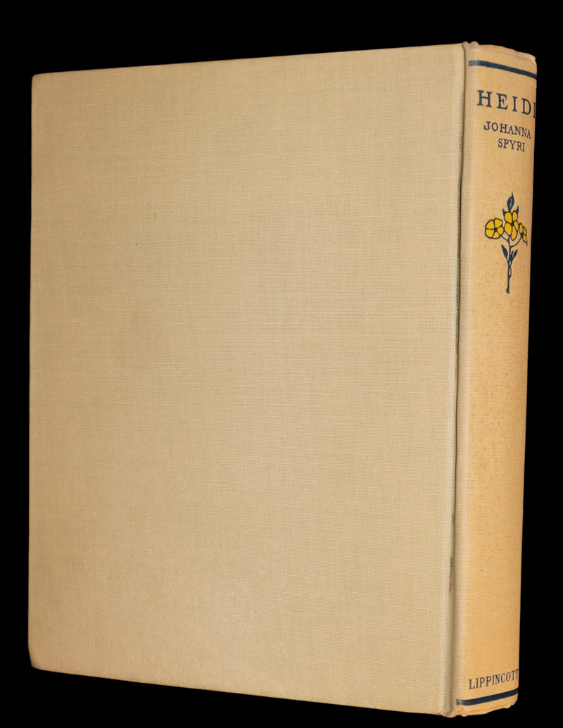 1919 Rare Book - HEIDI by Johanna Spyri illustrated in color by Maria L. Kirk.