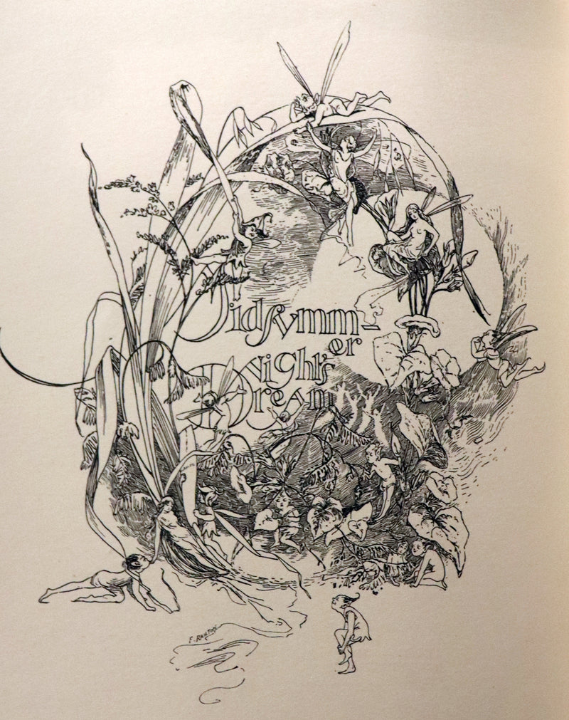 1901 Rare First Edition illustrated by Fanny Railton - Shakespeare's Midsummer Night's Dream in a beautiful binding.