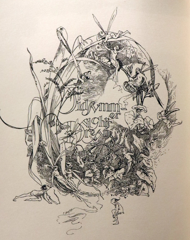 1901 Rare First Edition illustrated by Fanny Railton - Shakespeare's Midsummer Night's Dream in a beautiful binding.