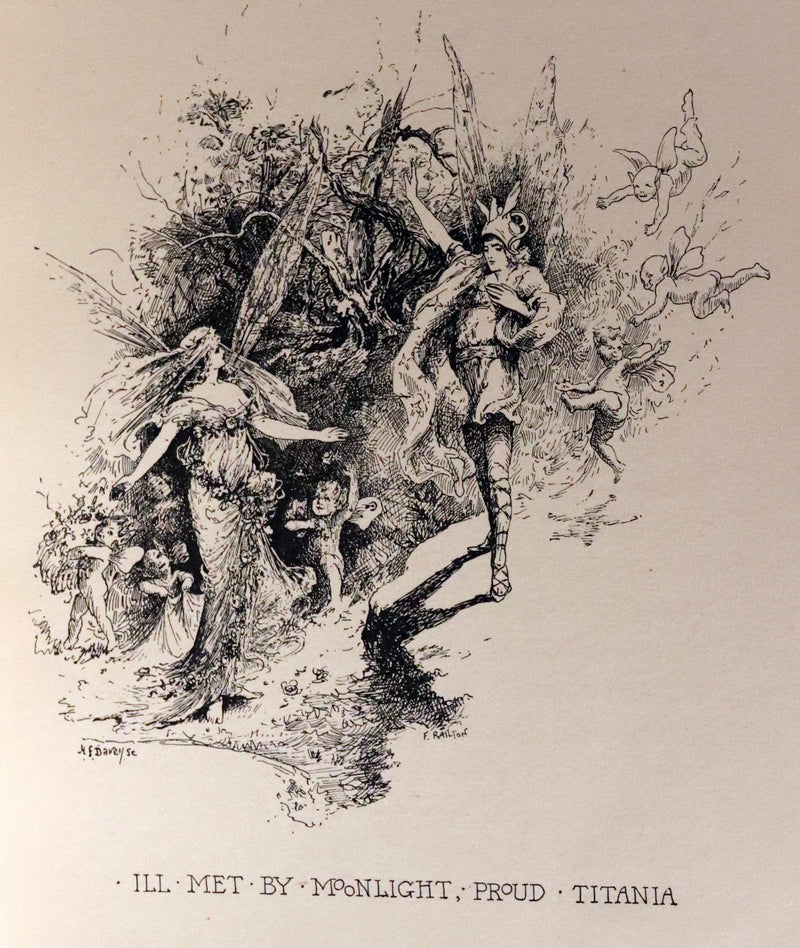 1901 Rare First Edition illustrated by Fanny Railton - Shakespeare's Midsummer Night's Dream in a beautiful binding.