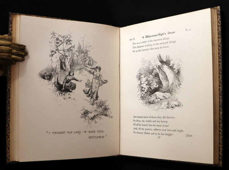 1901 Rare First Edition illustrated by Fanny Railton - Shakespeare's Midsummer Night's Dream in a beautiful binding.