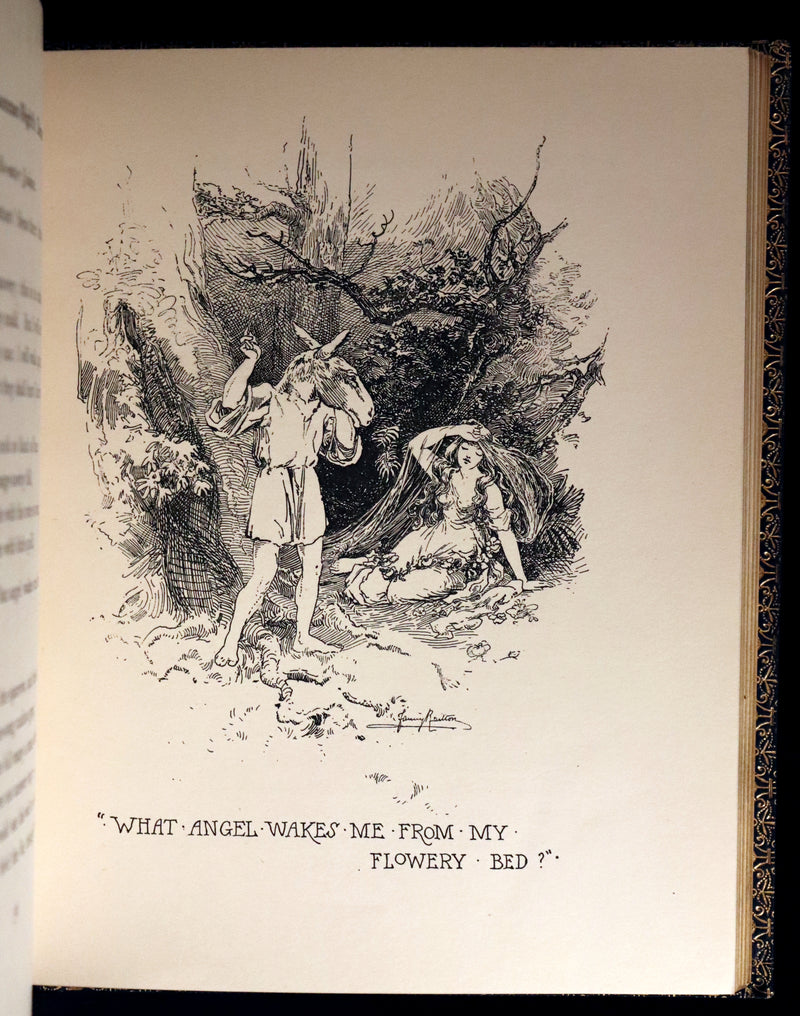 1901 Rare First Edition illustrated by Fanny Railton - Shakespeare's Midsummer Night's Dream in a beautiful binding.