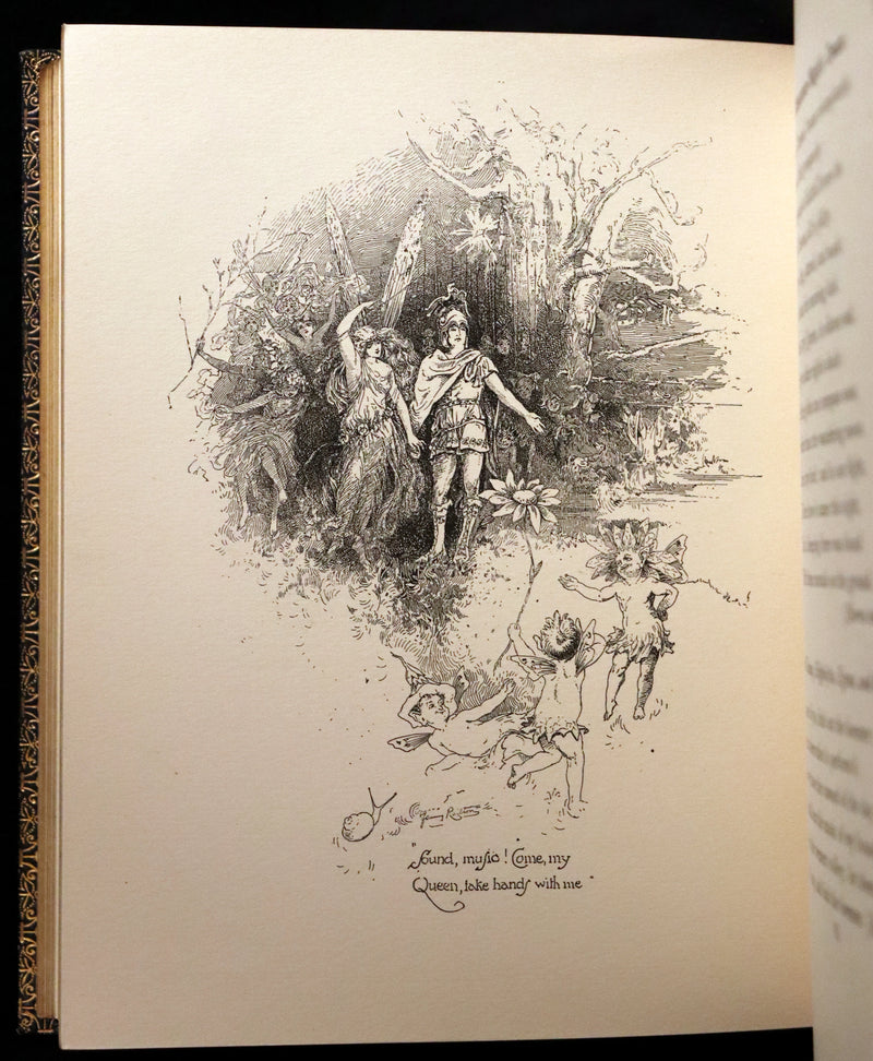 1901 Rare First Edition illustrated by Fanny Railton - Shakespeare's Midsummer Night's Dream in a beautiful binding.