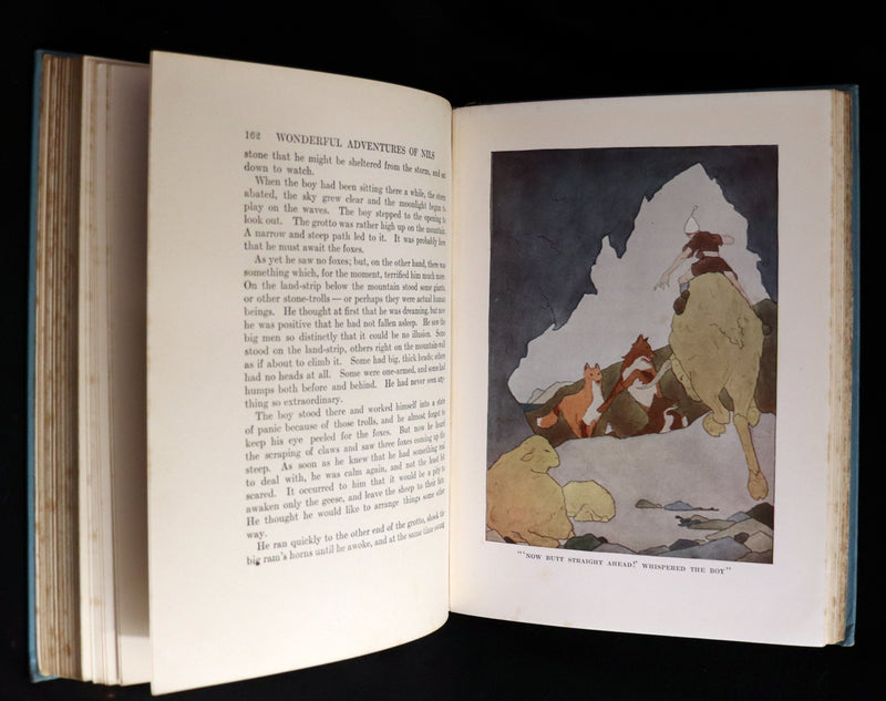 1921 Rare First illustrated Edition by Mary Hamilton Frye - THE WONDERFUL ADVENTURES OF NILS by Selma Lagerlof.