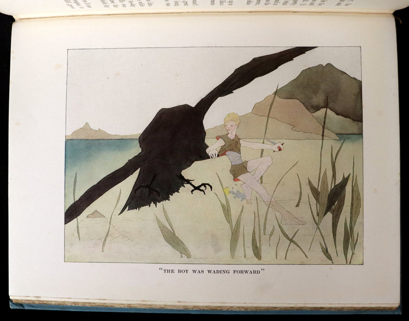 1921 Rare First illustrated Edition by Mary Hamilton Frye - THE WONDERFUL ADVENTURES OF NILS by Selma Lagerlof.