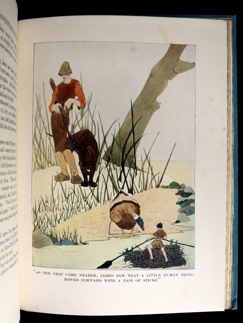 1921 Rare First illustrated Edition by Mary Hamilton Frye - THE WONDERFUL ADVENTURES OF NILS by Selma Lagerlof.