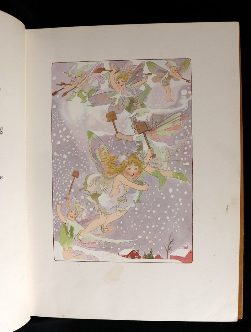 1914 Rare First Edition - A YEAR WITH THE FAIRIES by Anna M. Scott illustrated by Marion T. Ross.